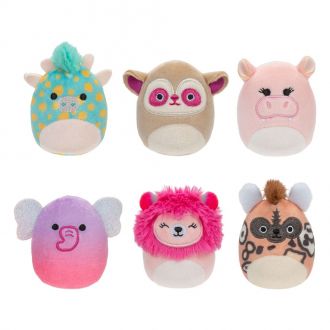 Squishville Mini Squishmallows Plyšák 6-Pack Safari Squad