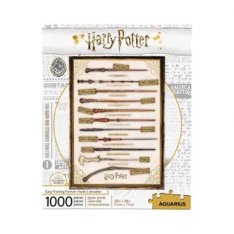 Harry Potter skládací puzzle Wands (1000 pieces)