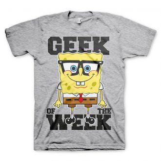 Pánské triko SpongeBob Geek Of The Week velikost M