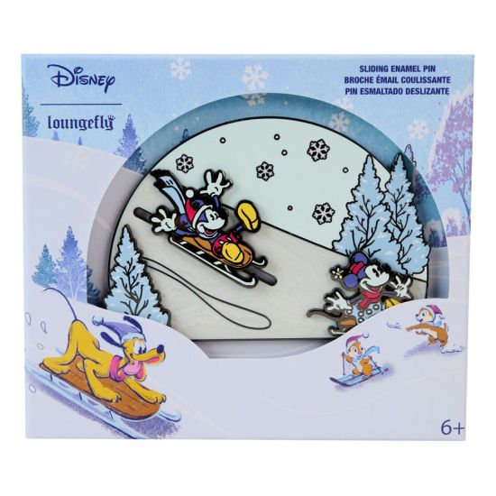 Disney by Loungefly Enamel 3" Pins Mickey and friends Winter Won - Kliknutím na obrázek zavřete