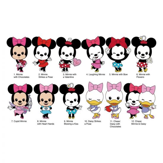 Minnie Mouse 3D PVC Bag Clips Series 1 Display (24) - Kliknutím na obrázek zavřete