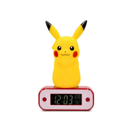 Pokémon Budík with Light Pikachu 18 cm - Kliknutím na obrázek zavřete