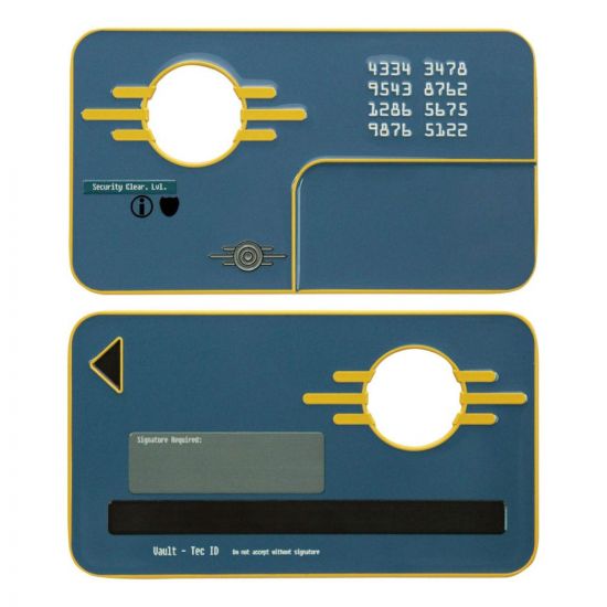 Fallout Replica Vault Security Keycard Limited Edition - Kliknutím na obrázek zavřete