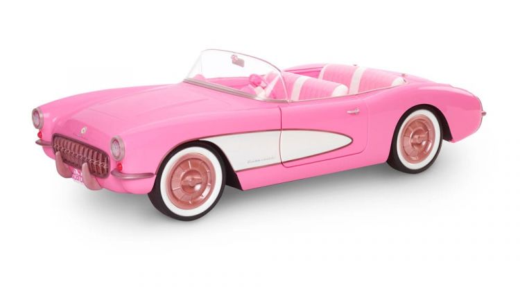 Barbie The Movie Vehicle Pink Corvette Convertible - Kliknutím na obrázek zavřete