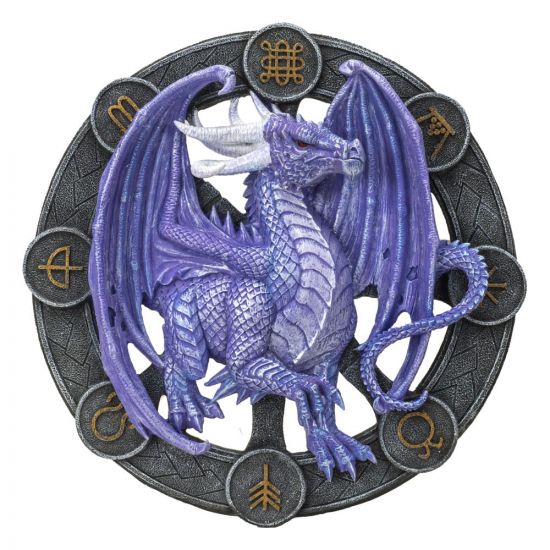 Anne Stokes Plaque Samhain Dragon 32 cm - Kliknutím na obrázek zavřete