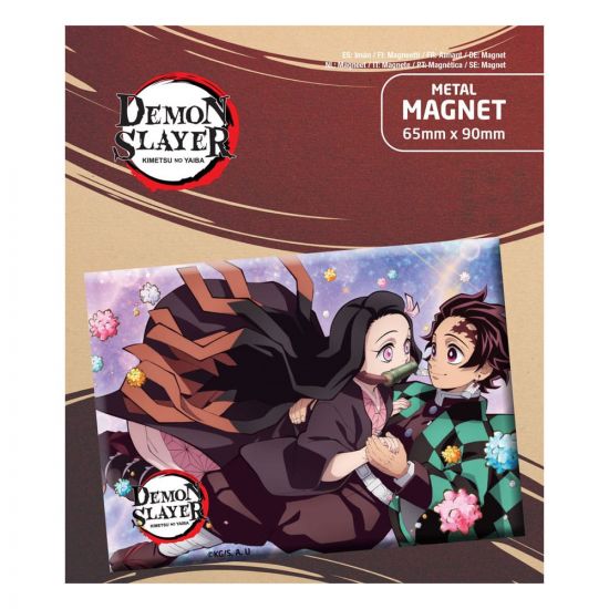 Hatsune Miku Fridge Magnet Tanjiro & Nezuko - Kliknutím na obrázek zavřete