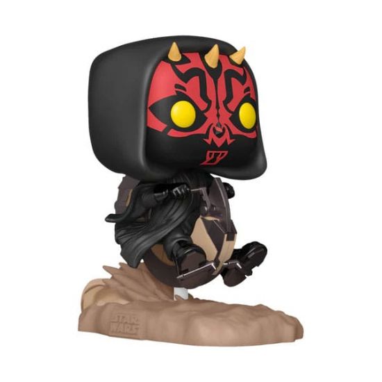 Star Wars POP! Rides Deluxe Vinyl Darth Maul on Bloodfin 9 cm - Kliknutím na obrázek zavřete