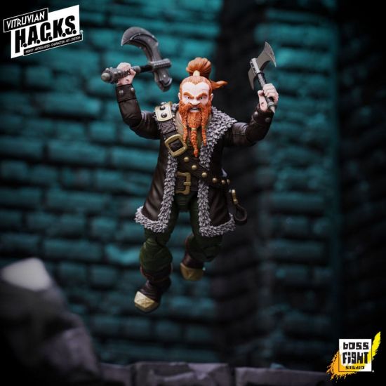 Vitruvian H.A.C.K.S. Akční figurka Dwarf Mercenary Grimgrom - Kliknutím na obrázek zavřete