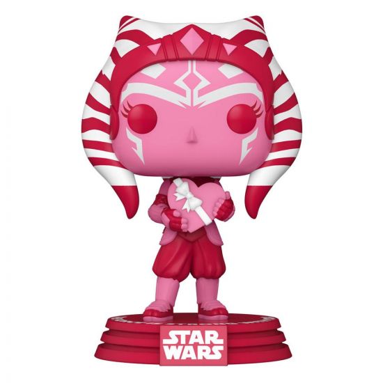 Star Wars Valentines POP! Star Wars Vinylová Figurka Ahsoka 9 cm - Kliknutím na obrázek zavřete