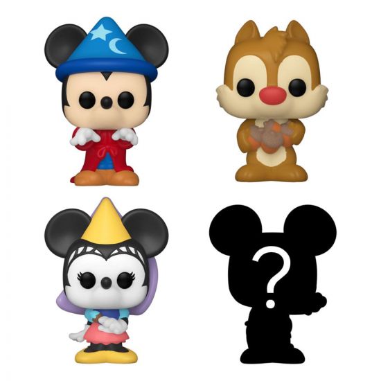 Disney Bitty POP! Vinylová Figurka 4-Pack Sorcerer Mickey 2,5 cm - Kliknutím na obrázek zavřete