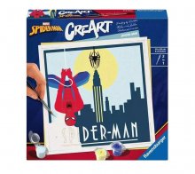 Marvel CreArt Paint by Numbers Painting Set Spider-Man 20 x 20 c