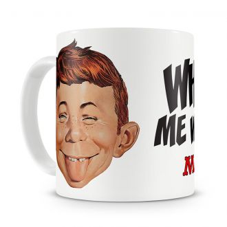 Mad Magazine coffee mug Alfred E. Neuman What Me Worry