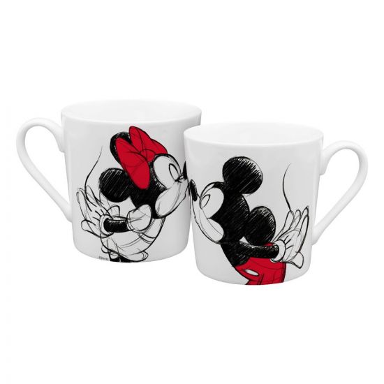 Disney Hrnek Mickey Kiss Sketch - Kliknutím na obrázek zavřete