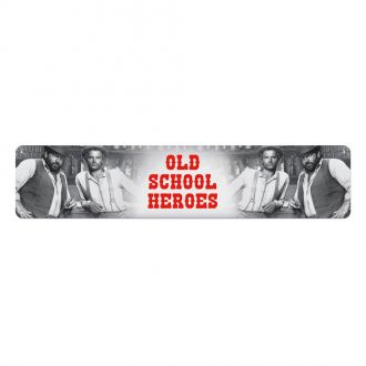 Bud Spencer & Terence Hill kovová tabulka Old School Heroes 46 x