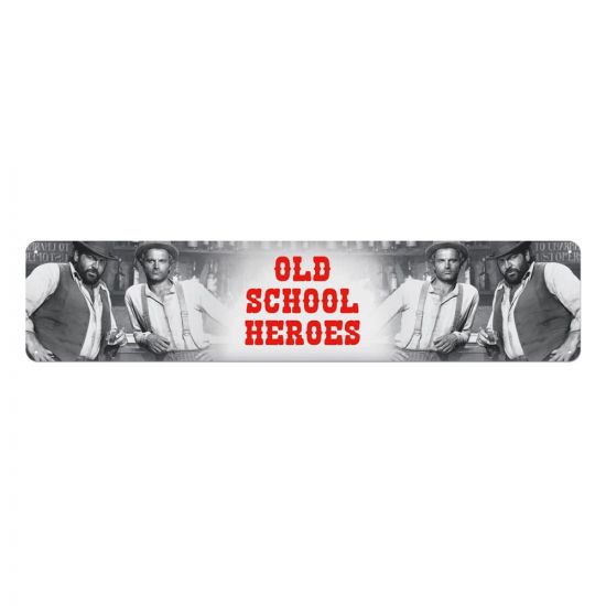 Bud Spencer & Terence Hill kovová tabulka Old School Heroes 46 x - Kliknutím na obrázek zavřete
