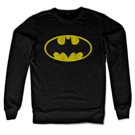 Batman mikina Distressed Logo - Kliknutím na obrázek zavřete