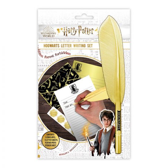 Harry Potter dopisová sada Feather Pen - Kliknutím na obrázek zavřete