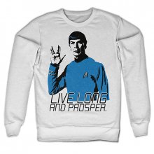 Star Trek Sweatshirt Live Long And Prosper