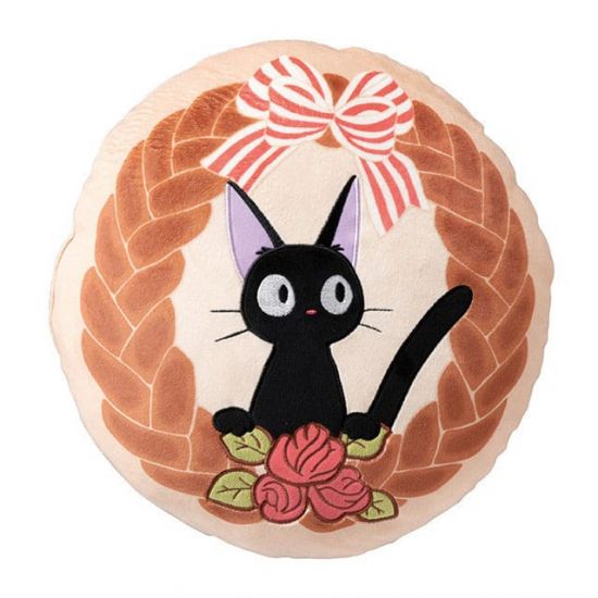 Kiki's Delivery Service Polštář Jiji Bread Wreath 35 x 35 cm - Kliknutím na obrázek zavřete