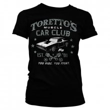 The Fate Of The Furious ladies t-shirt Toretto's Muscle Car Clu