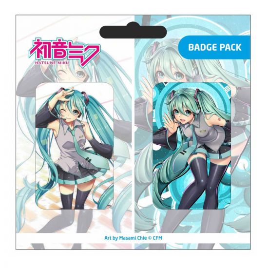 Hatsune Miku sada odznaků 2-Pack Set D - Kliknutím na obrázek zavřete