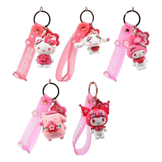 Sanrio Sakura Series přívěsky na klíče with Hand Strap Hello Kit - Kliknutím na obrázek zavřete