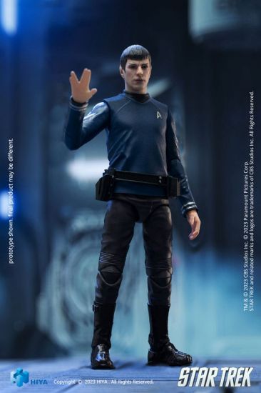 Star Trek Exquisite Mini Akční figurka 1/18 Star Trek 2009 Spock - Kliknutím na obrázek zavřete