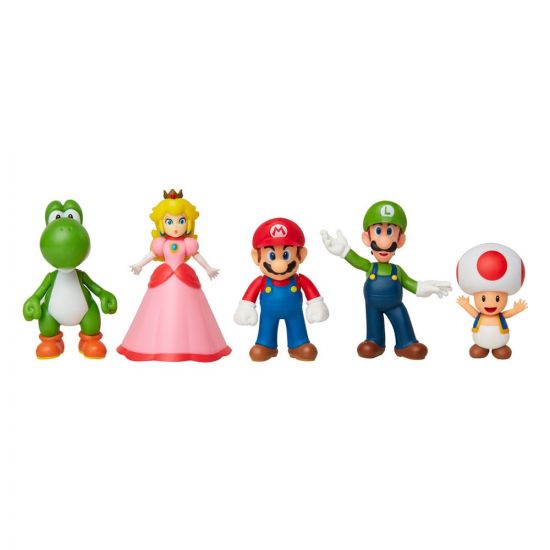 World of Nintendo Super Mario & Friends Figures 5-piece box set - Kliknutím na obrázek zavřete