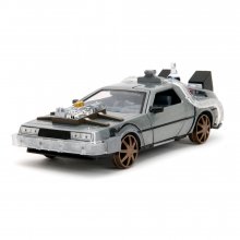 Back to the Future III Hollywood Rides kovový model 1/24 DeLore