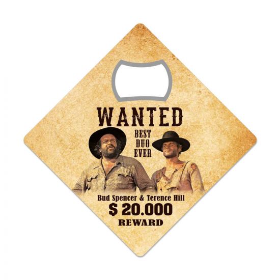 Bud Spencer & Terence Hill otvírák na lahve Fridge Magnet Wanted - Kliknutím na obrázek zavřete