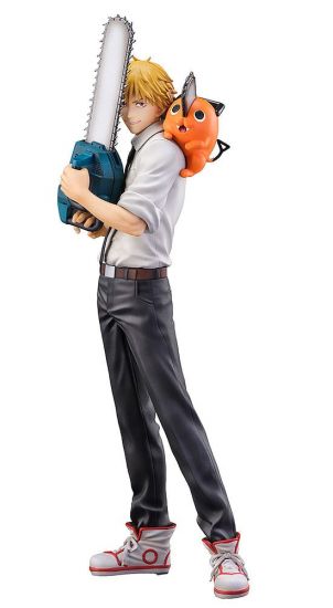 Chainsaw Man S-Fire PVC Socha 1/7 Denji & Pochita 24 cm - Kliknutím na obrázek zavřete