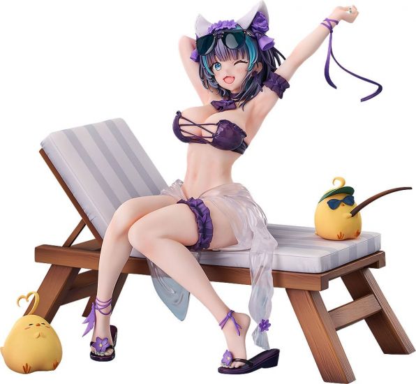 Azur Lane Socha 1/7 Cheshire: Summery Date! 18 cm - Kliknutím na obrázek zavřete