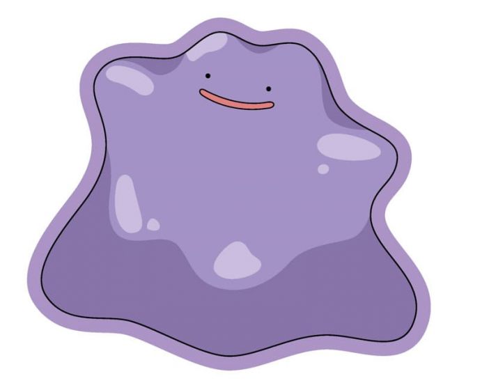 Pokemon Polštář Ditto 30 cm - Kliknutím na obrázek zavřete