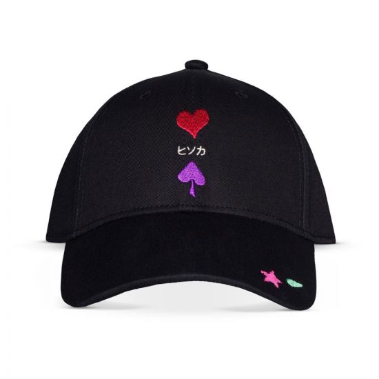 Hunter X Hunter Curved Bill Cap Hisoka Heart & Spade - Kliknutím na obrázek zavřete