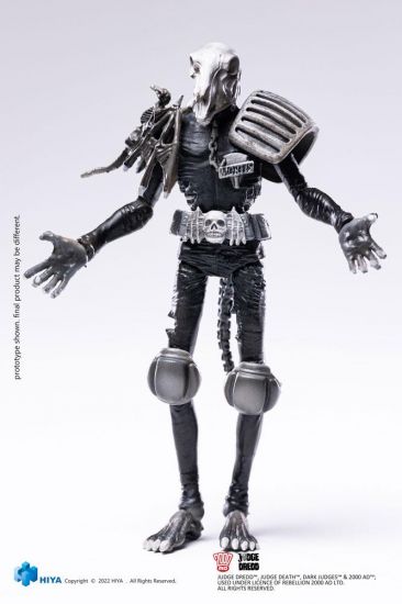 2000 AD Exquisite Mini Akční figurka 1/18 Black and White Judge - Kliknutím na obrázek zavřete