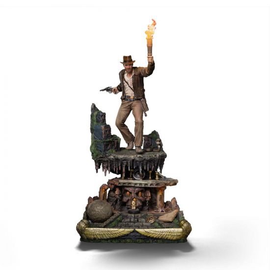 Indiana Jones Art Scale Deluxe Socha 1/10 Indiana Jones 40 cm - Kliknutím na obrázek zavřete