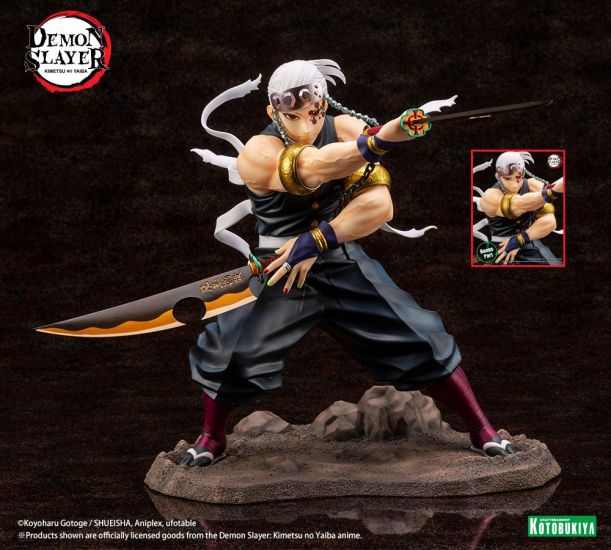 Demon Slayer: Kimetsu no Yaiba ARTFXJ Socha 1/8 Tengen Uzui Bon - Kliknutím na obrázek zavřete