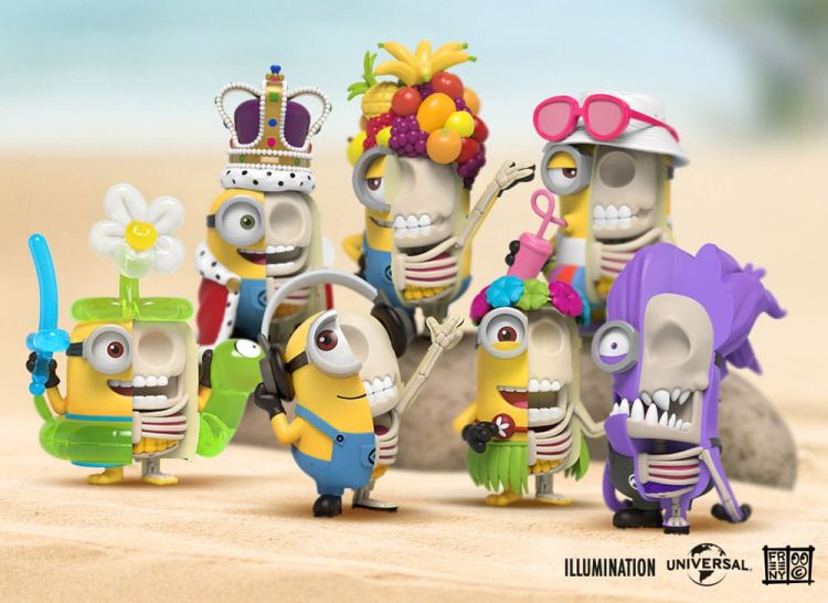 Minions Blind Box Hidden Dissectibles Series 01 (Vacay ed.) Disp - Kliknutím na obrázek zavřete