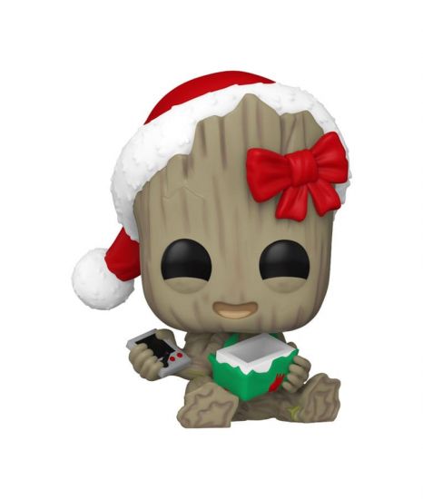 Marvel POP! Vinylová Figurka Holiday Groot 9 cm - Kliknutím na obrázek zavřete