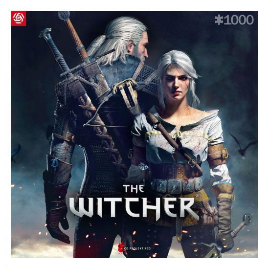 The Witcher Gaming Puzzle Geralt & Ciri (1000 pieces) - Kliknutím na obrázek zavřete