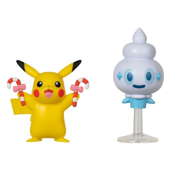 Pokémon Battle Figure Set Figure 2-Pack Holiday Edition: Pikachu - Kliknutím na obrázek zavřete