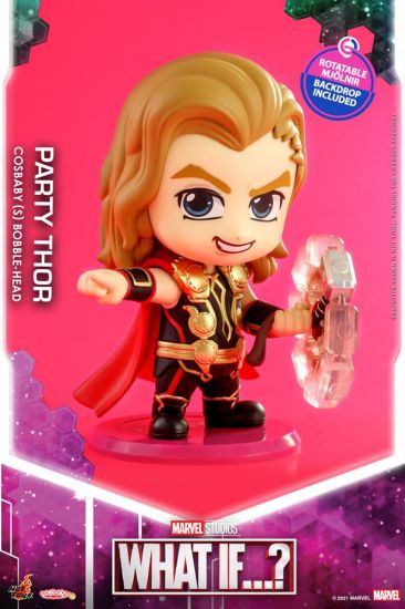 What If...? Cosbaby (S) mini figurka Party Thor 10 cm - Kliknutím na obrázek zavřete