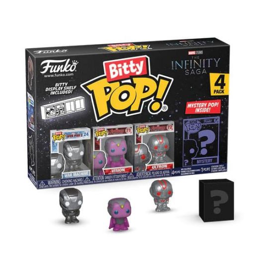 Marvel Bitty POP! Vinylová Figurka 4-Pack Iron Man 2,5 cm - Kliknutím na obrázek zavřete