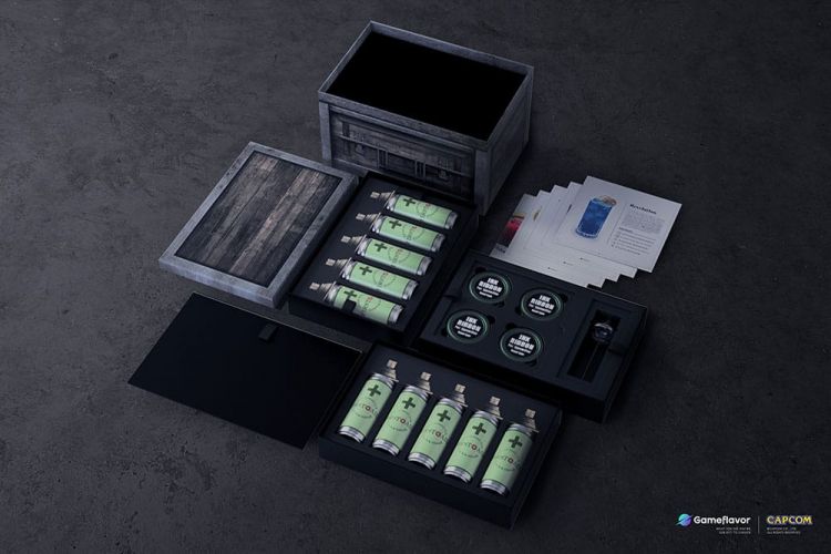 Resident Evil First Aid Drink Collector's Box - Kliknutím na obrázek zavřete