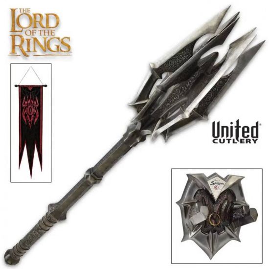 Lord of the Rings Replica 1/1 Mace of Sauron with One Ring - Kliknutím na obrázek zavřete