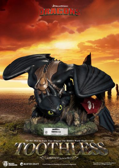 How To Train Your Dragon Master Craft Socha Bezzubka 24 cm - Kliknutím na obrázek zavřete