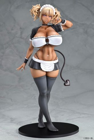 Original Character Socha 1/6 Black Gal Maid Succubus Cocoa 30 c