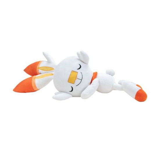 Pokémon Plyšák Sleeping Scorbunny 45 cm - Kliknutím na obrázek zavřete