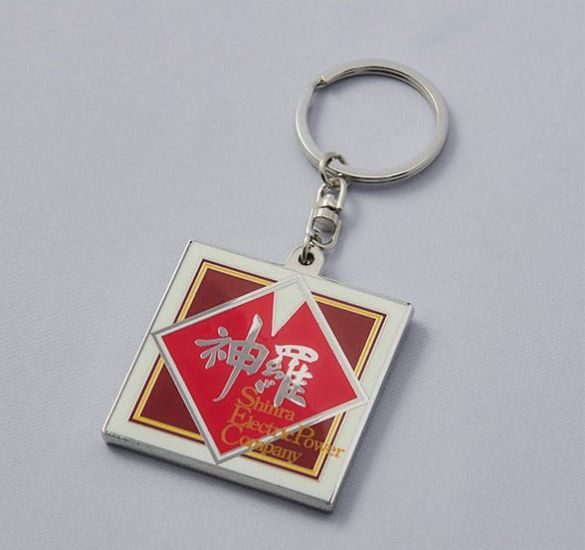 Final Fantasy VII Rebirth Metal-Keychain Shinra - Kliknutím na obrázek zavřete