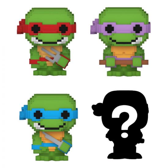 Teenage Mutant Ninja Turtles Bitty POP! Vinylová Figurka 4-Pack - Kliknutím na obrázek zavřete